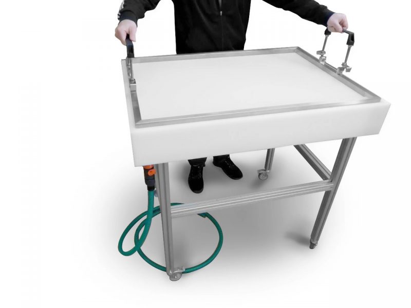 Waschwannen mit Siebrahmen - BELO Restaurierungsgeraete